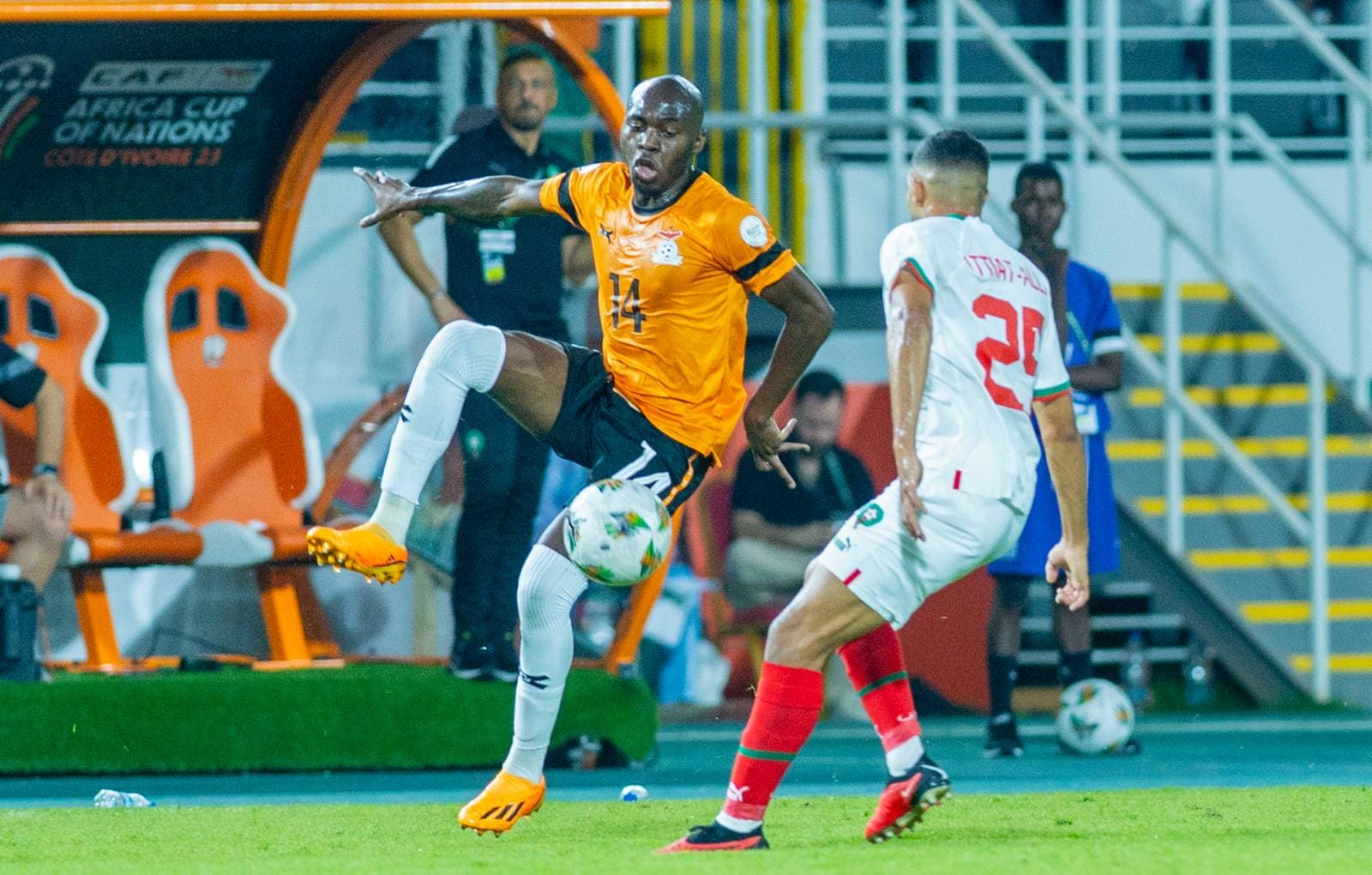 Edward Chilufya Doubtful for AFCON 2025 After Knee Injury