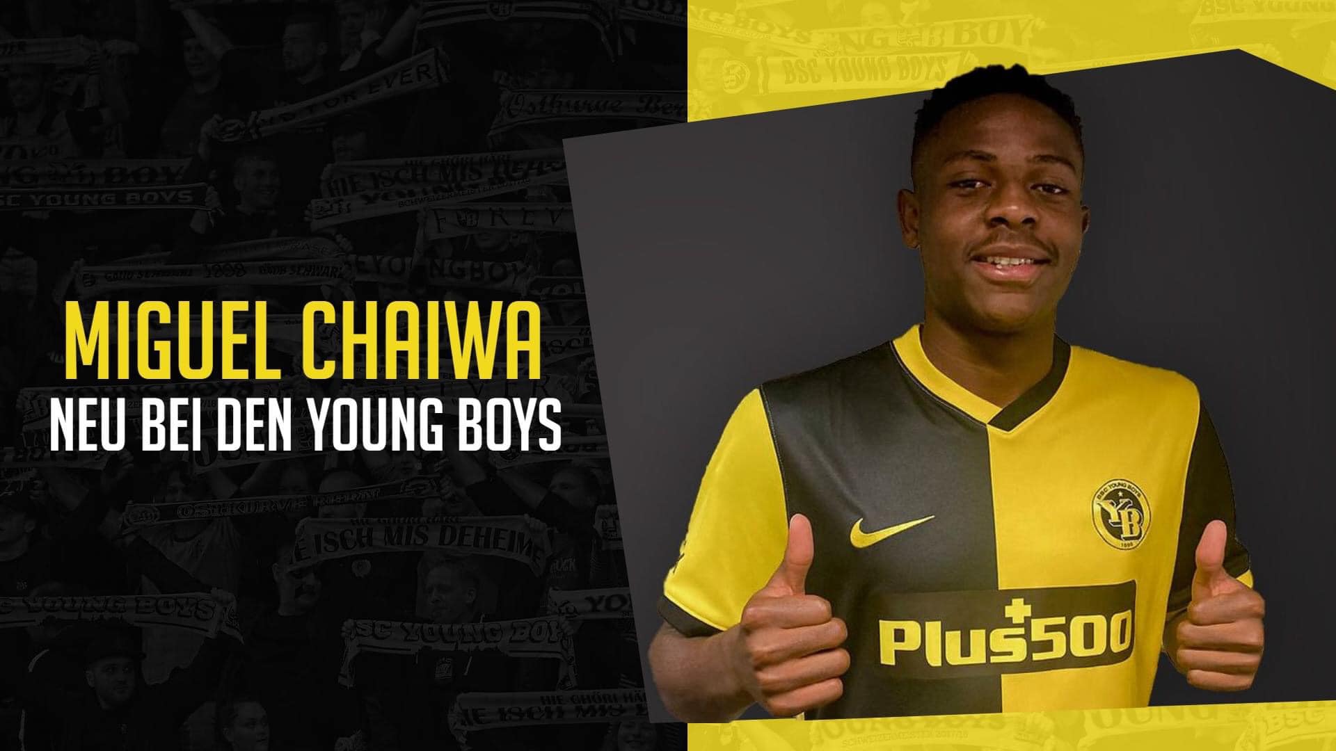 Miguel Chirwa sings for BSC Young Boys from Athletico Lusaka FC