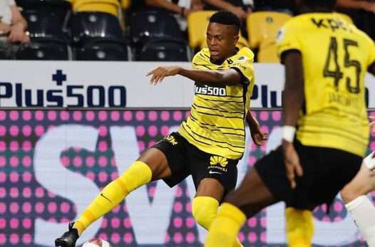 Miguel Chirwa scores his first competitive goal for BSC Young Boys