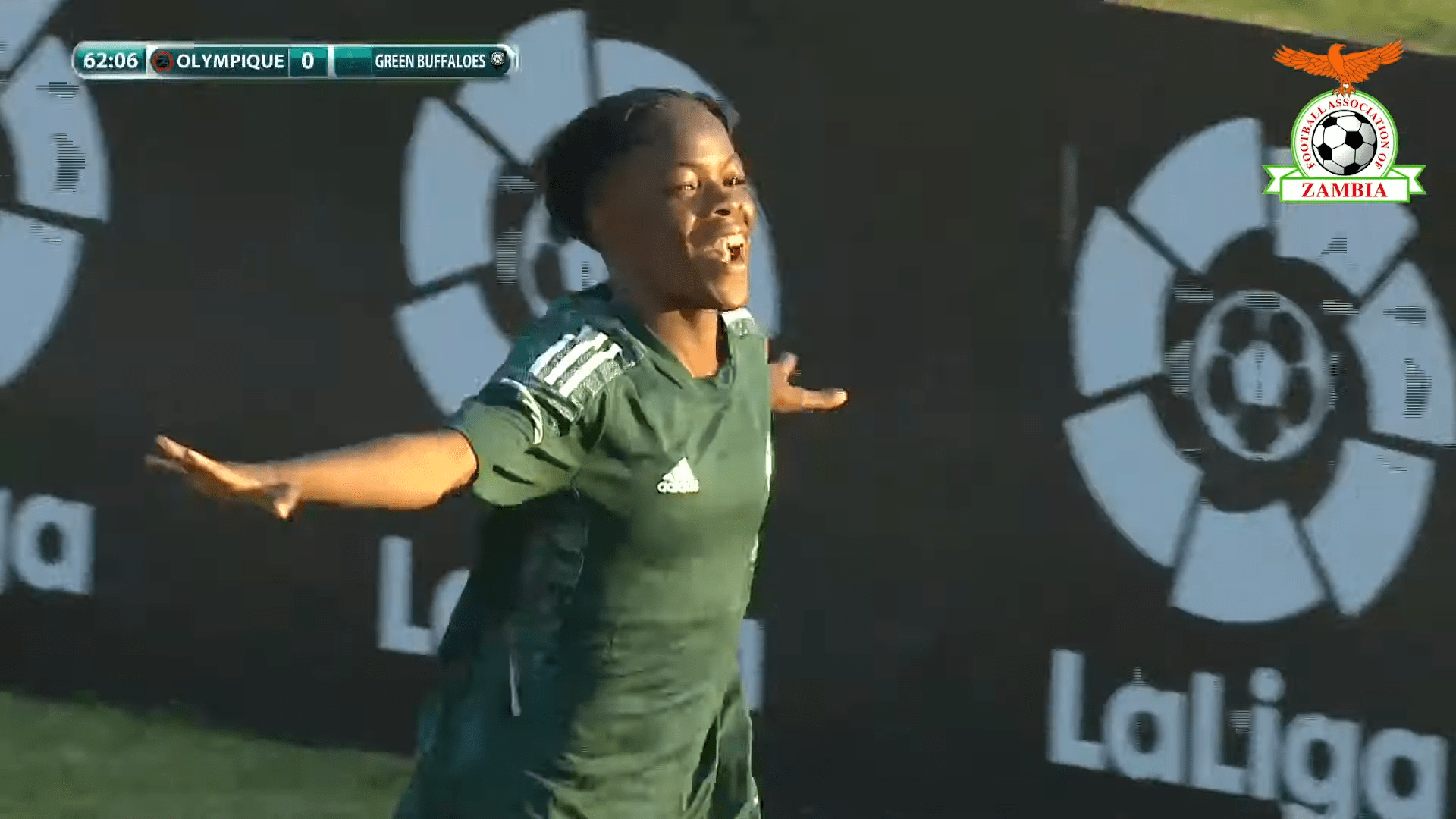 Watch Ireen Lungu's hat-trick against Olympique de Moron