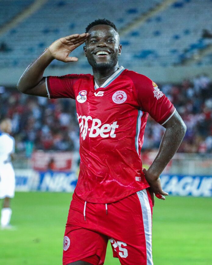 Moses Phiri has scored five goals in the NBC Premier League and 10 in all competitions for Simba SC