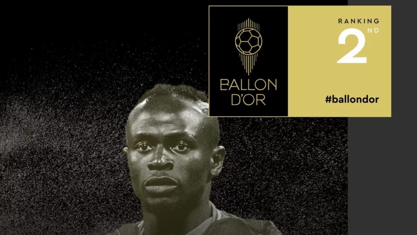 Sadio Manè sets new Ballon d’Or record for African players since 1995