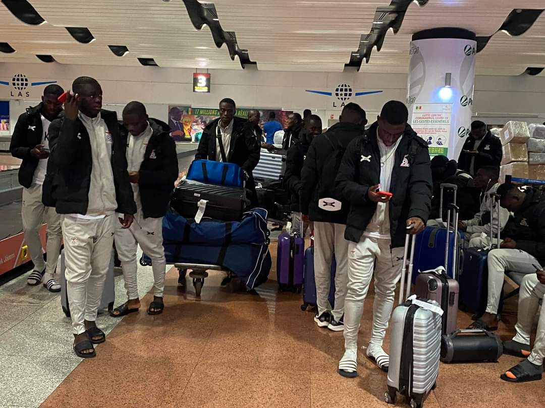 Zambia u20 Boys arrives in Dakar ahead of a match against Senegal