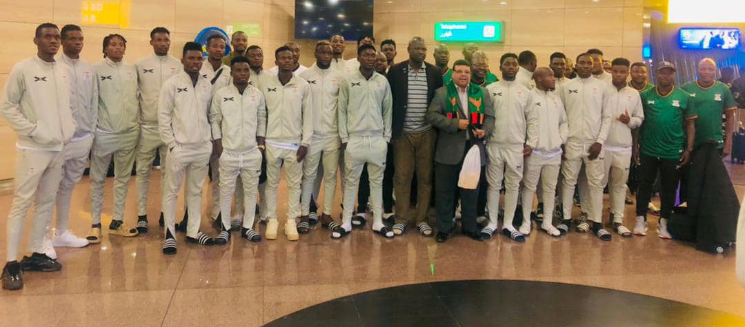 Zambia U-23 team arrives in Cairo for crucial AFCON qualifier against Egypt