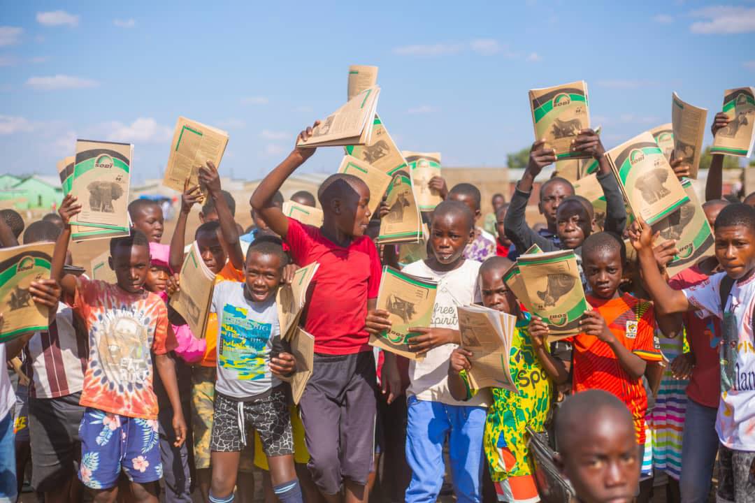 Zambia National Team Star Kings Kangwa Donates 1000 Books to Children in Hometown Kanyama