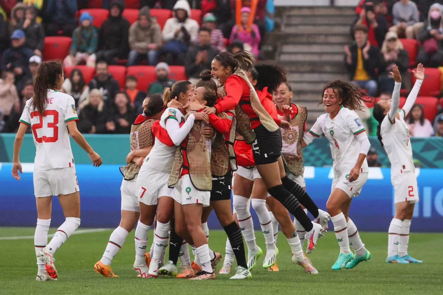 Morocco claims a historic win over south Korea in the women's world cup