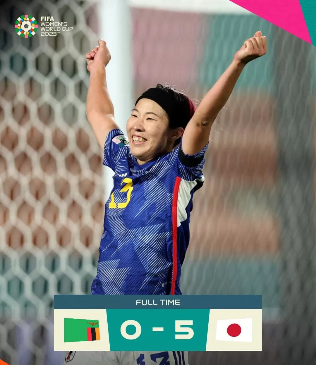 Japan beat world cup debutants in 2023 FIFA women's world cup
