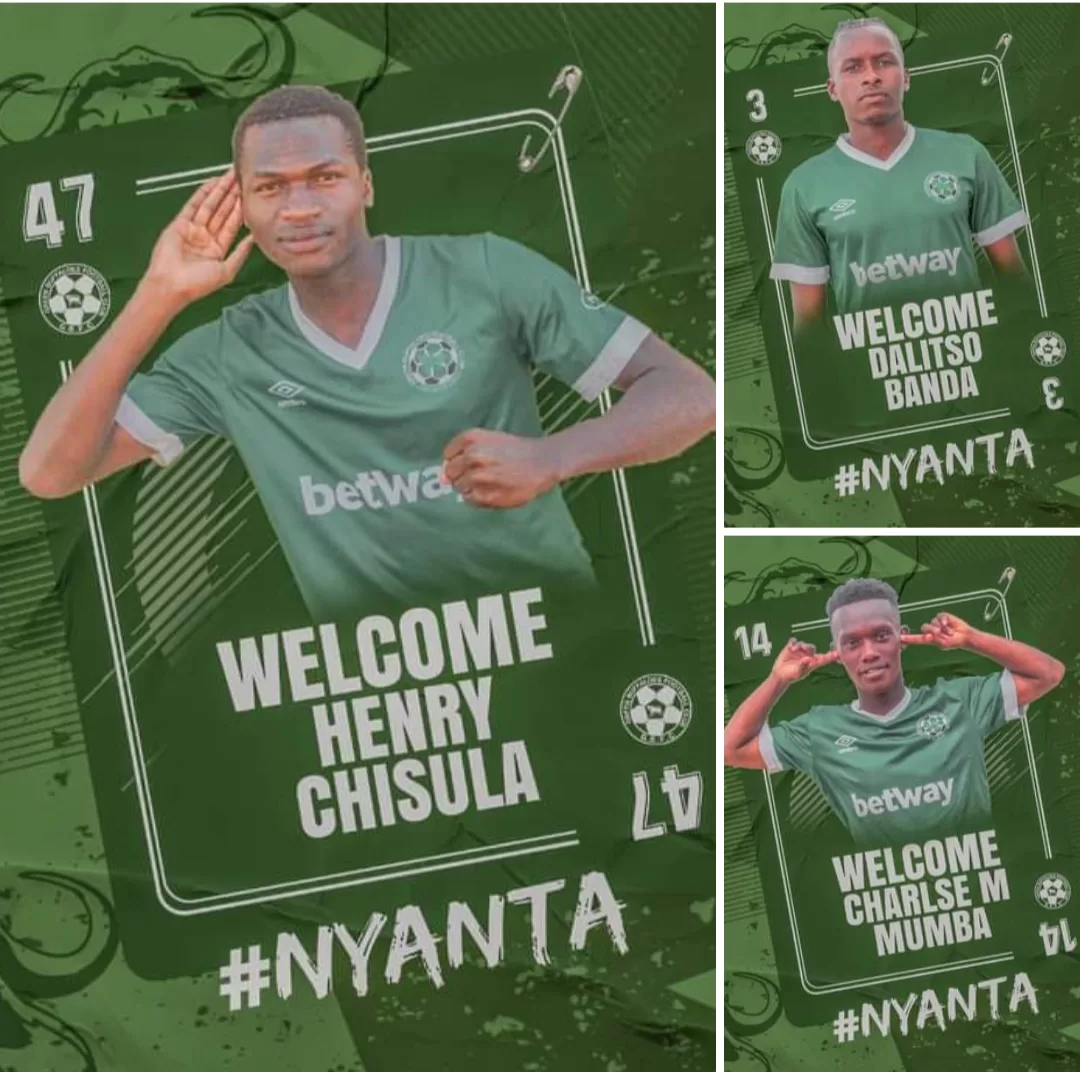Green Buffaloes FC Secure Stellar Trio: Majapa, Banda, and Chisula Joins squad