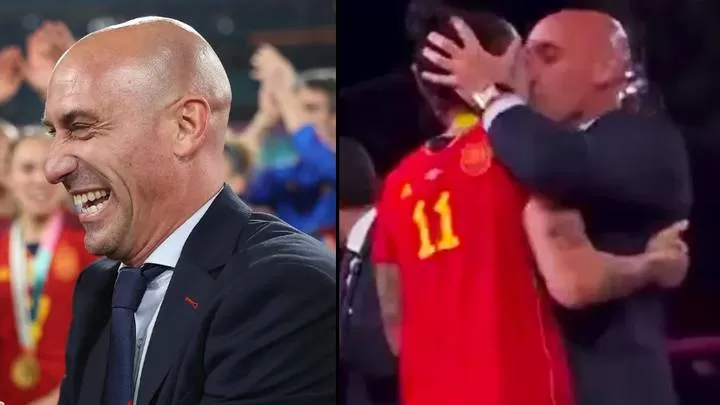 Spanish Football Boss Suspended by FIFA over world cup unsolicited Kiss