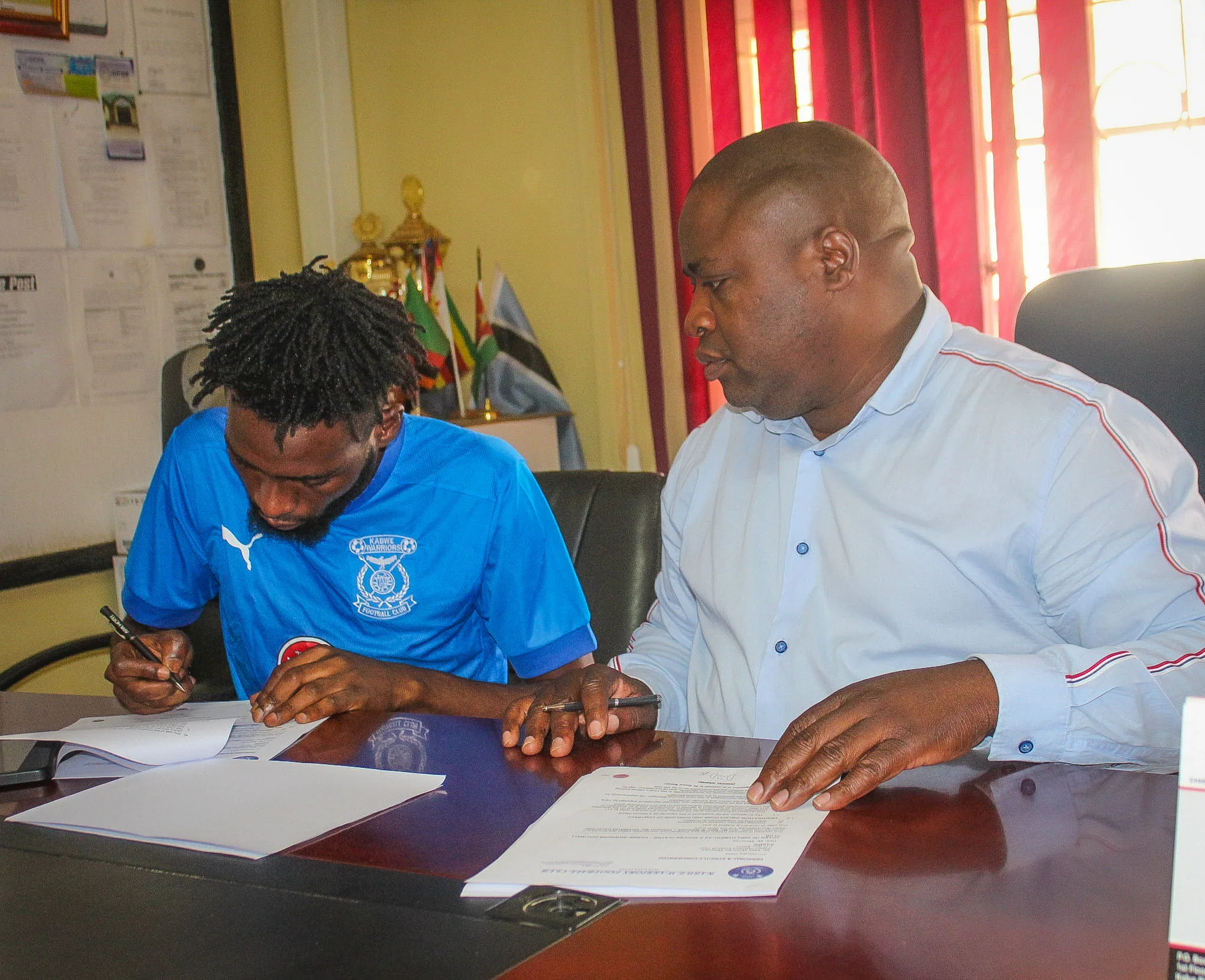 Striker Mwamba Mutombo Extends Stay with Kabwe Warriors