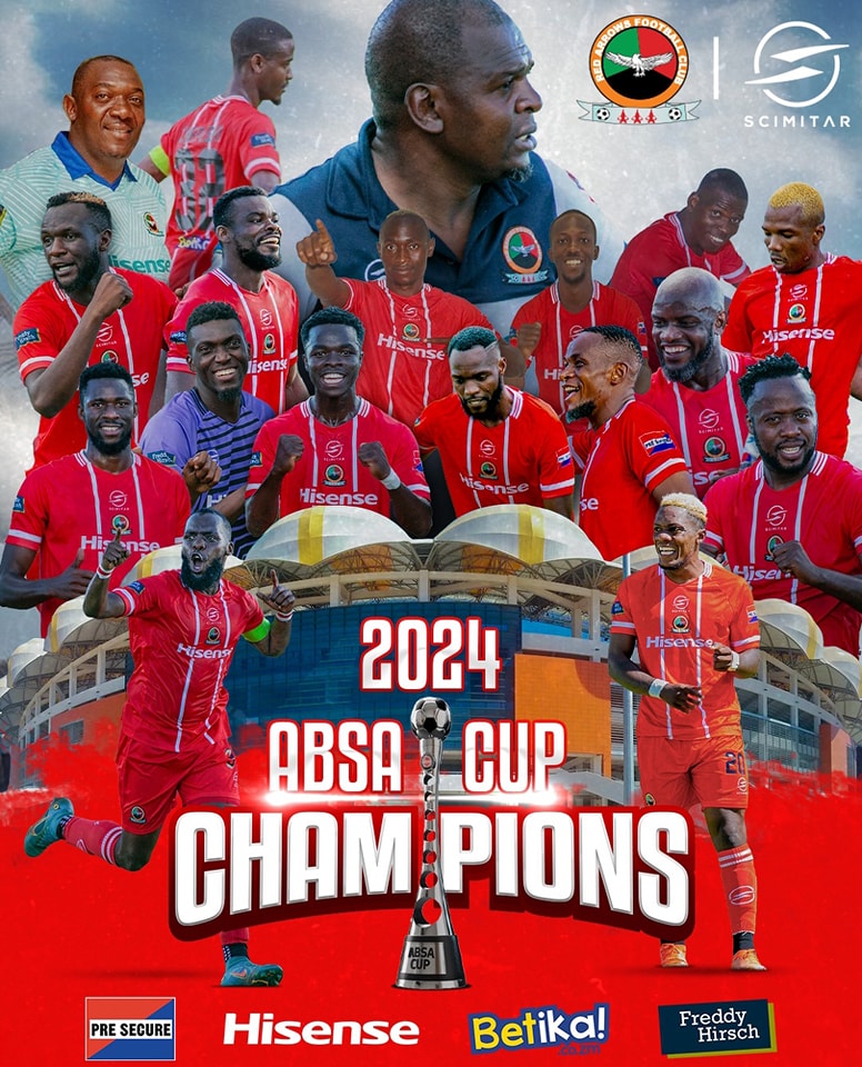 Red Arrows Clinch Absa Cup 2024 Title