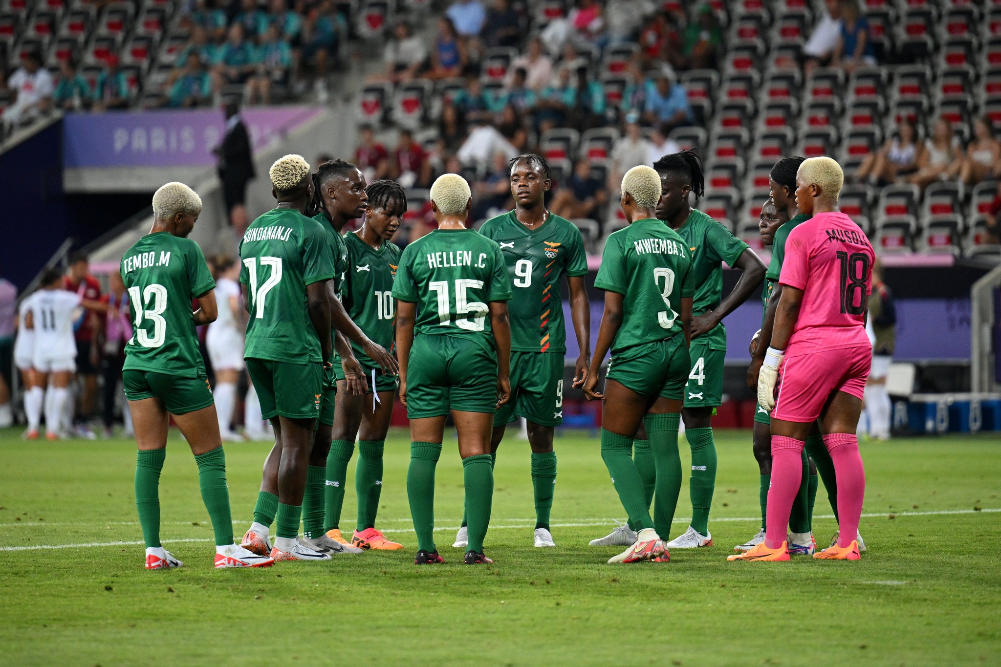 Copper Queens Defeated by USA 3-0 in Group B Opener