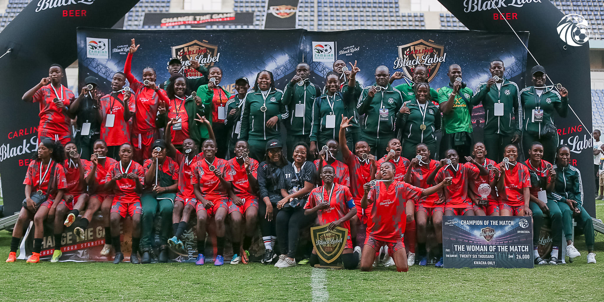 Green Buffaloes Women's Football Club Wins 2024 Charity Shield