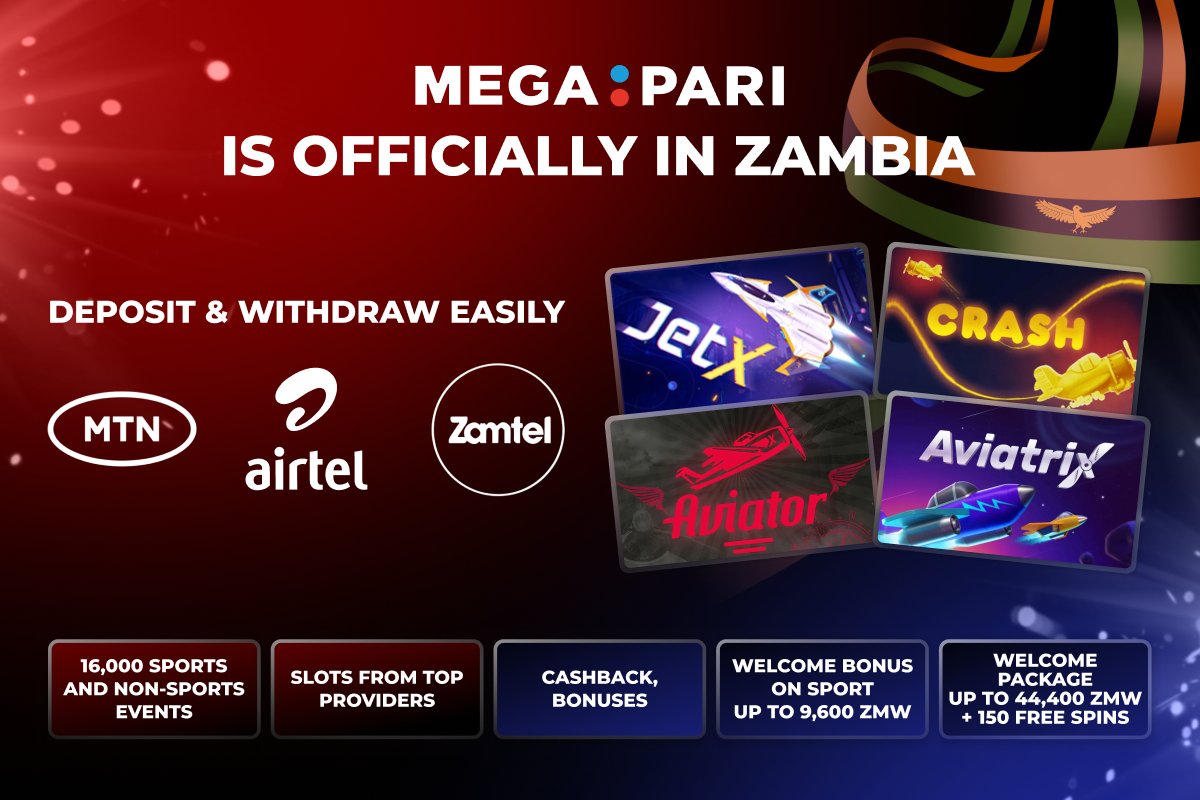 Time to win big—Megapari is officially in Zambia!