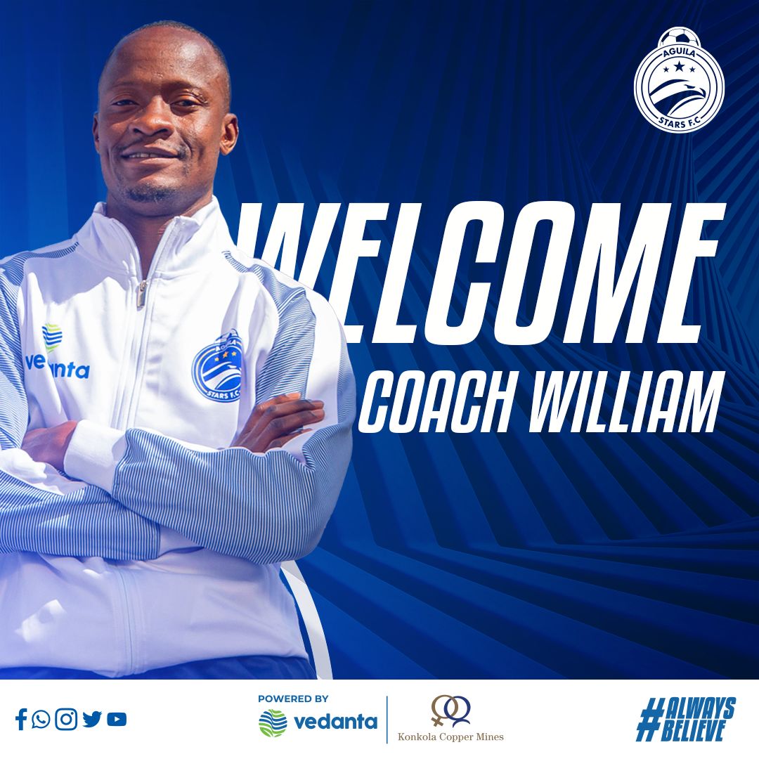William Njobvu Joins Aguila Stars as Assistant Coach
