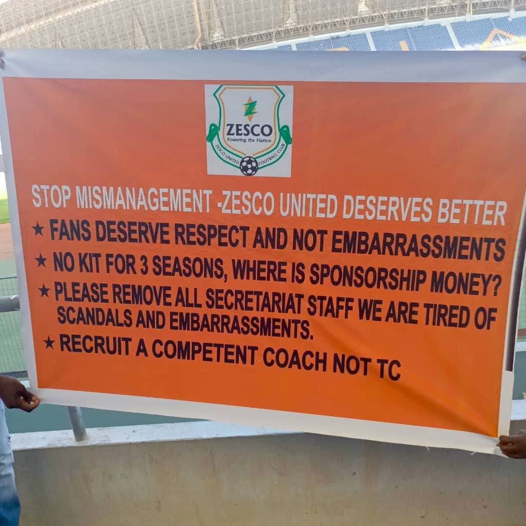 Drama at ZESCO United: Fans Protest Despite Apology