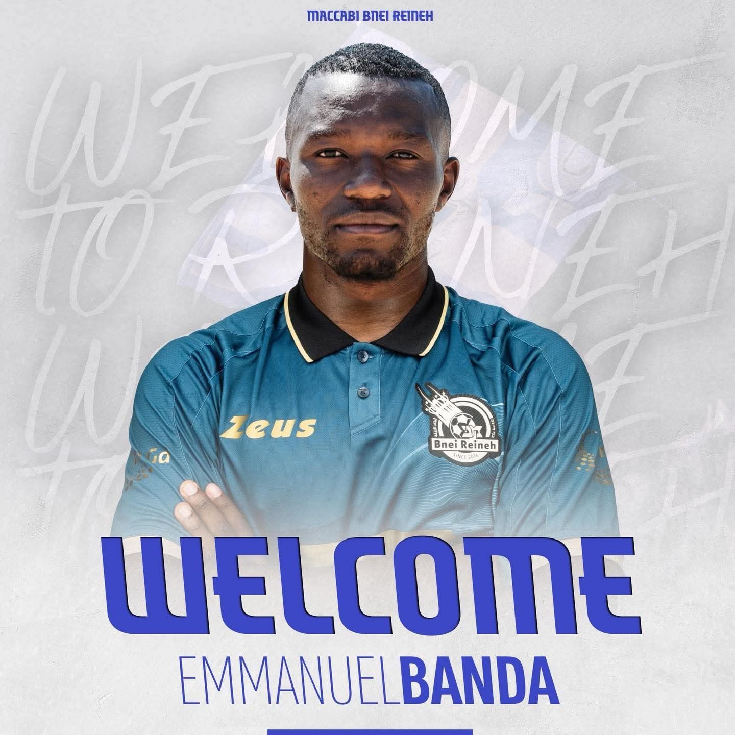 Emmanuel Banda Signs for Israeli Premier League Side Maccabi Bnei Reineh