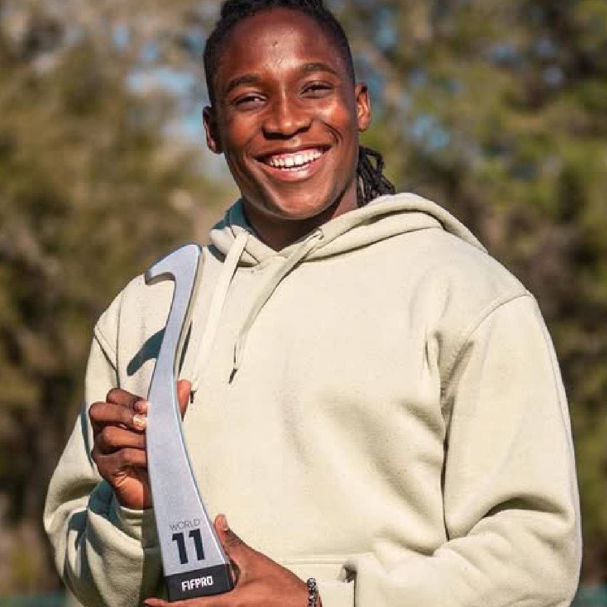 GOAT Status: Barbra Banda Receives FIFPRO World Best 11 Trophy