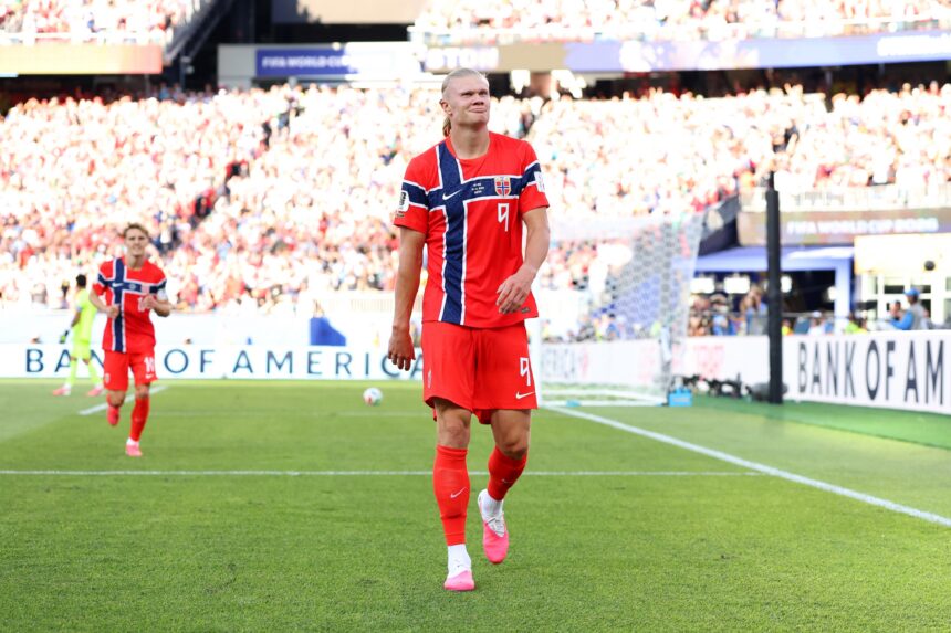 Haaland Scores Brace on World Cup Debut as Norway Thrash Iraq