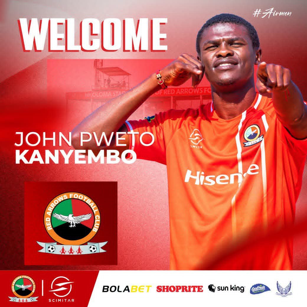 Red Arrows Sign DR Congo Striker John Pweto Kanyembo