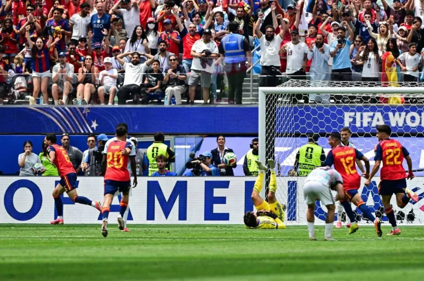 Spain Beat Belgium 2-1 to Reach World Cup Last Four