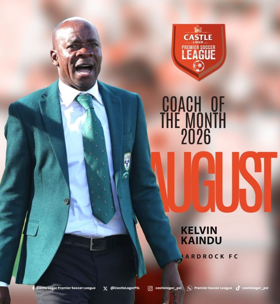 Kelvin Kaindu Wins August Coach of the Month Award in Zimbabwe