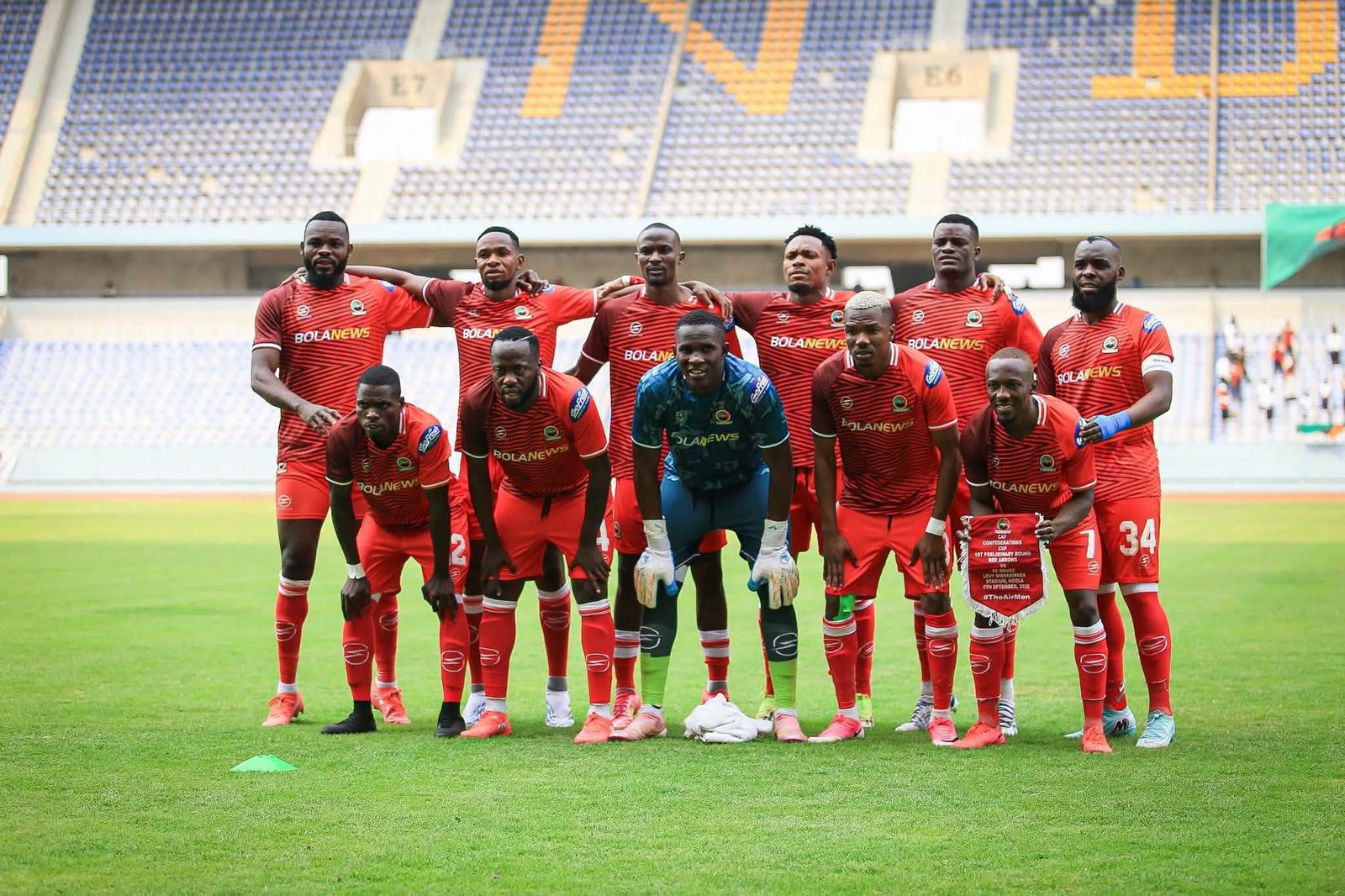 Red Arrows Beat FC Rouge 2-0 to Begin CAF Confederation Cup Campaign