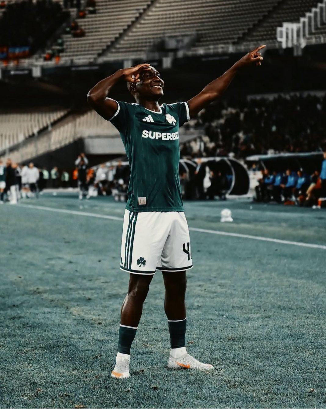 Kings Kangwa Scores on UEFA Conference League Debut for Panathinaikos