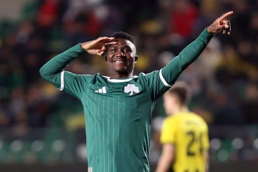 Klings Kangwa Scores Stunning Free-Kick as Panathinaikos Thrash Kairat 5-1