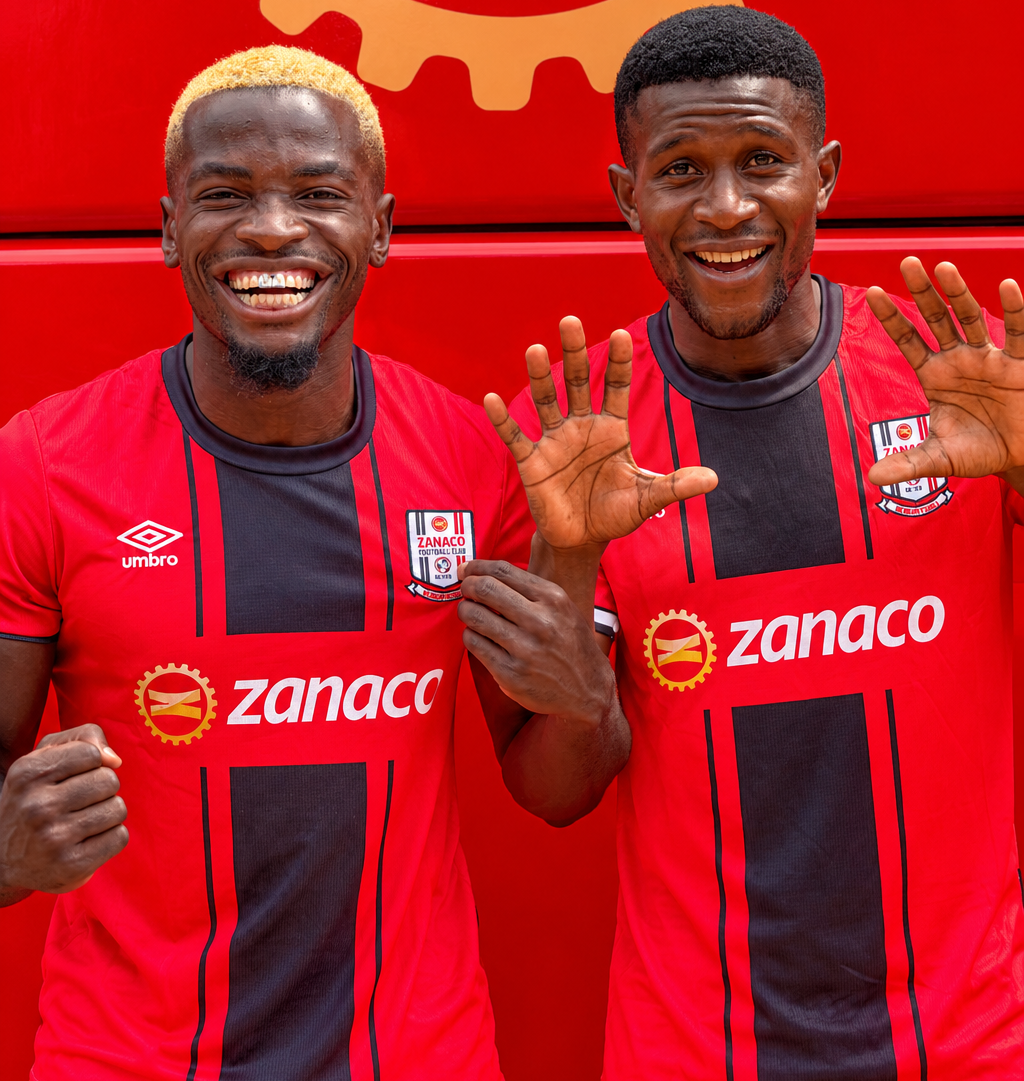 Zanaco Sign Namibian Defender Sisqo Haraseb and Kaumba Samwangala
